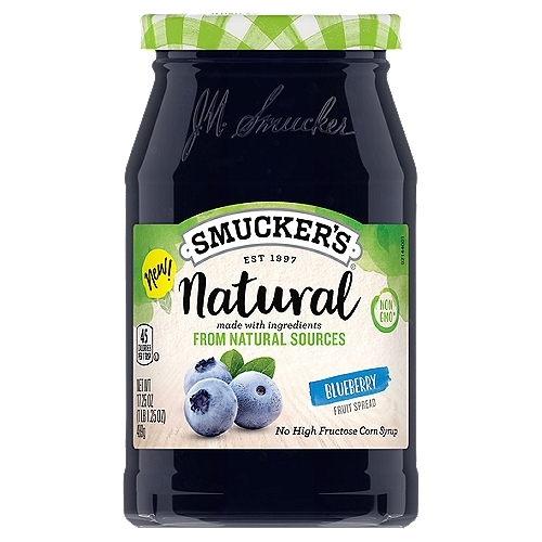 Smucker's Natural Blueberry Fruit Spread, 17.25 oz