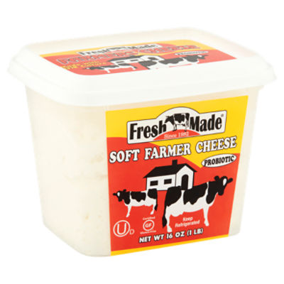 Fresh Made Probiotic Soft Farmer Cheese, 16 oz
