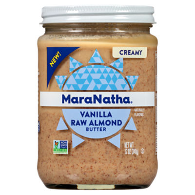 Maranatha Vanilla Raw Almond Butter 12oz Fairway