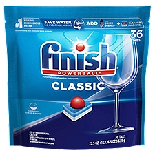 Finish Classic Dishwasher Detergent Tabs Classic, 36 Each