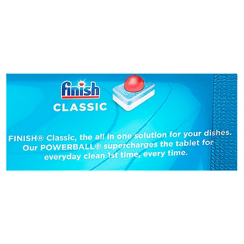Finish Powerball Classic Automatic Dishwasher Detergent Tabs, 60 count,  37.5 oz - Fairway