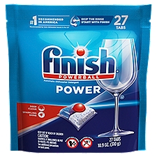 Finish Powerball Power Automatic Dishwasher Detergent, 27 count, 10.9 oz