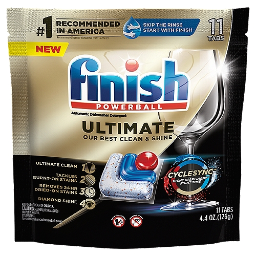 Finish Powerball Ultimate Automatic Dishwasher Detergent, 11