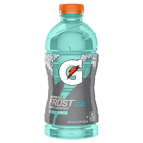 Gatorade Frost Thirst Quencher Arctic Blitz 28 Fl Oz
With a legacy over 40 years in the making, Gatorade brings the most scientifically researched and game-tested ways to hydrate, recover, and fuel up, which is why our products are trusted by some of the world's best athletes.