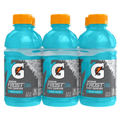 Gatorade Frost Crisp & Cool Glacier Freeze Thirst Quencher Sports Drink, 12 fl oz, 6 count