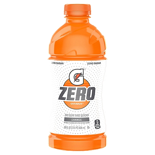 Gatorade Zero Sugar Thirst Quencher Orange 28 Fl Oz
With a legacy over 40 years in the making, Gatorade brings the most scientifically researched and game-tested ways to hydrate, recover, and fuel up, which is why our products are trusted by some of the world's best athletes.