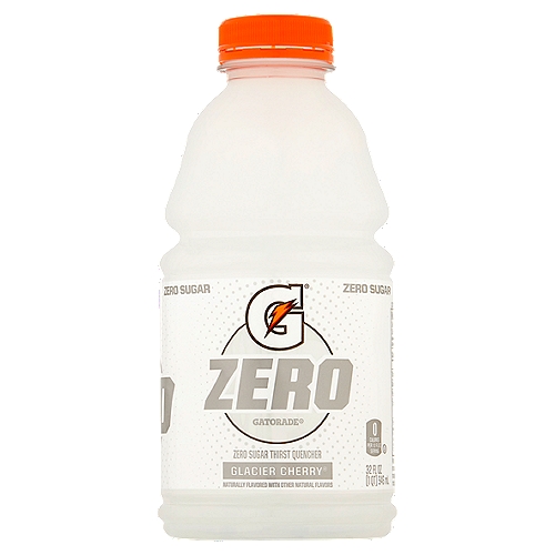Gatorade Zero Glacier Cherry Zero Sugar Thirst Quencher Sports Drink, 32 fl oz