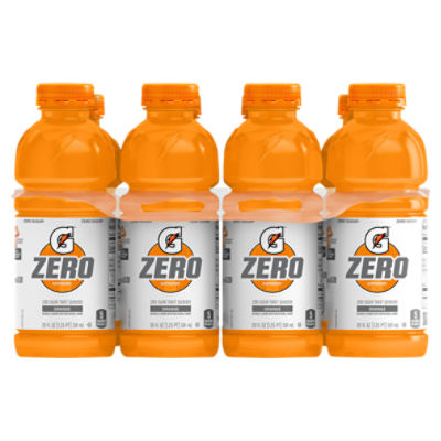 Gatorade Zero Sugar Thirst Quencher Orange 20 Fl Oz 8 Count