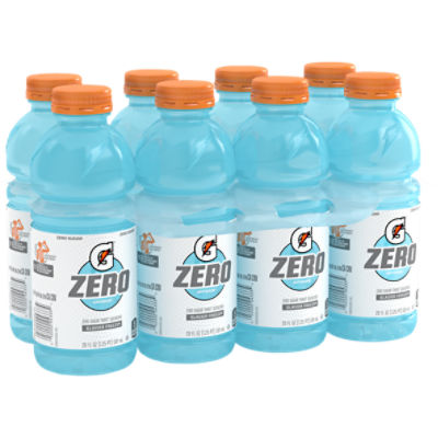 Gatorade Zero, Zero Sugar Thirst Quencher, Glacier Freeze, 20 Fl Oz, 8