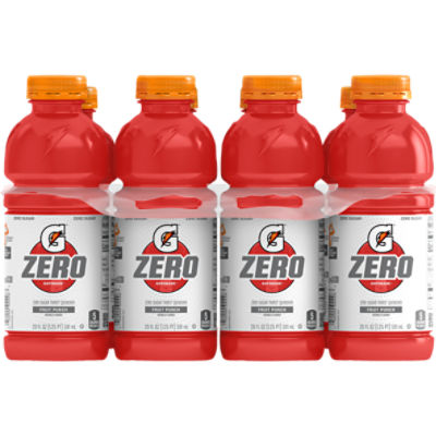 Gatorade Zero Sugar Thirst Quencher Fruit Punch 20 Fl Oz 8 Count ShopRite