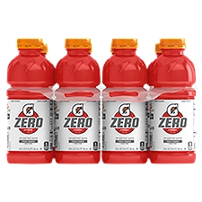 Gatorade Zero Sugar Thirst Quencher Fruit Punch 20 Fl Oz 8 Count, 160 Fluid ounce