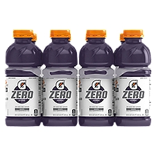 Gatorade Zero Grape Zero Sugar Thirst Quencher, 20 fl oz, 8 count
