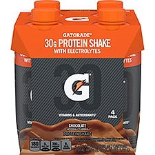 Gatorade Chocolate Protein Shake, 11.16 fl oz, 4 count
