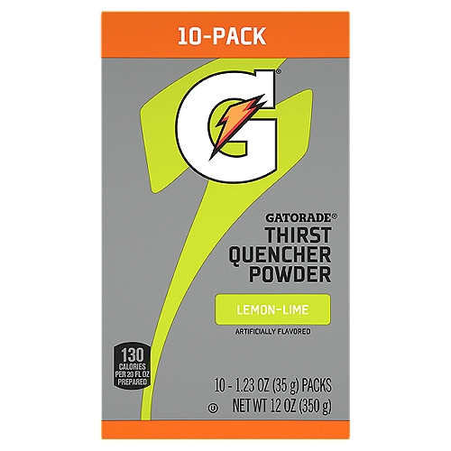 With a legacy over 40 years in the making, Gatorade brings the most scientifically researched and game-tested ways to hydrate, recover, and fuel up, which is why our products are trusted by some of the world's best athletes.nnElectrolytesn230mg Sodium and 70mg Potassium per Pack to Help Replace What You Sweat Out.nnCarbsn34g Carbohydrates to Help Refuel Working Muscles and Promote Fluid Absorption.