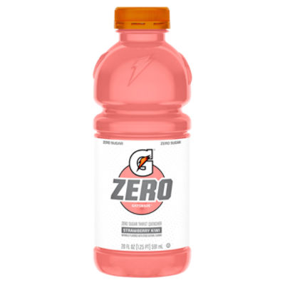 Gatorade Zero Strawberry Kiwi Zero Sugar Thirst Quencher, 20 fl oz, 8 count