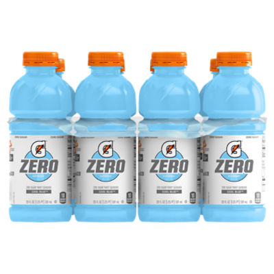 Gatorade Zero Zero Sugar Thirst Quencher Cool Blue 20 Fl Oz 8 Count Bottle