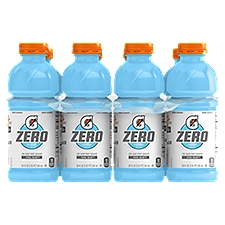 Gatorade Zero Cool Blue Zero Sugar Thirst Quencher, 20 fl oz, 8 count
