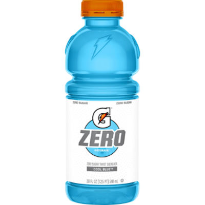 Gatorade Zero Zero Sugar Thirst Quencher Cool Blue 20 Fl Oz 8 Count Bottle  - Fairway