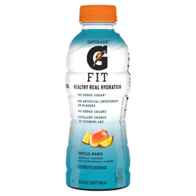 Gatorade Fit Tropical Mango Electrolyte Beverage, 16.9 fl oz
