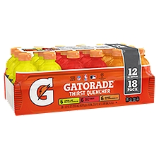 Gatorade Thirst Quencher Variety Pack - 18 Pack Bottles, 216 Fluid ounce