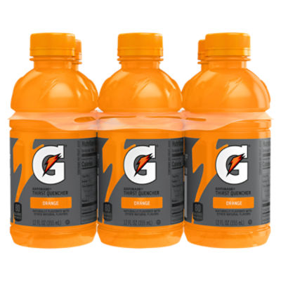 Gatorade Thirst Quencher Orange 12 Fl Oz 6 Count ShopRite