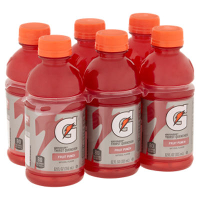 Gatorade Thirst Quencher Sports Drink, Fruit Punch, 12 fl oz, 12 Pack  Bottles