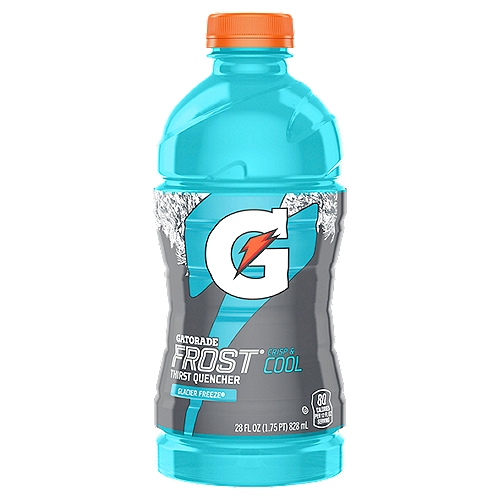 Gatorade Frost Glacier Freeze Thirst Quencher, 28 fl oz
With a legacy over 40 years in the making, it's the most scientifically researched and game-tested way to replace electrolytes lost in sweat. Gatorade Frost has a light, crisp flavor that replenishes better than water, which is why it's trusted by some of the world's best athletes.