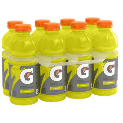 Gatorade Thirst Quencher, Lemon Lime, 20 Fl Oz, 8 Count