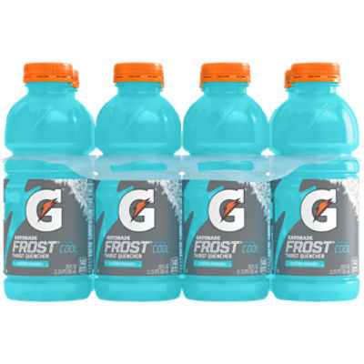 Gatorade Frost Thirst Quencher, Glacier Freeze, 20 Fl Oz, 8 Count