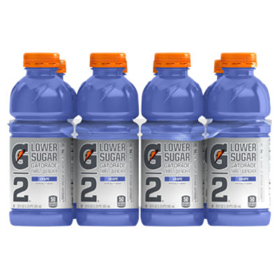 Gatorade G2 Lower Sugar Thirst Quencher Grape 20 Fl Oz 8 Count, 160 liq ounce