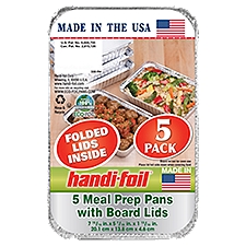 Handi-Foil Board Lids, Meal Prep Pans, 1 Each