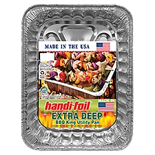 Handi-Foil Extra Deep BBQ King, Utility Pan, 1 Each