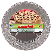 Handi-Foil 10'', Pie Pans, 2 Each