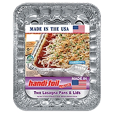 Handi-Foil Lasagna Pans & Lids - Ultimates Cook-N-Carry, 2 Each