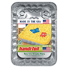 Handi-Foil 13 x 9, Cake Pans, 2 Each