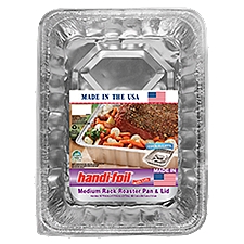 Handi-Foil Roaster Pan & Lid - Ultimates Cook-N-Carry Medium, 1 Each