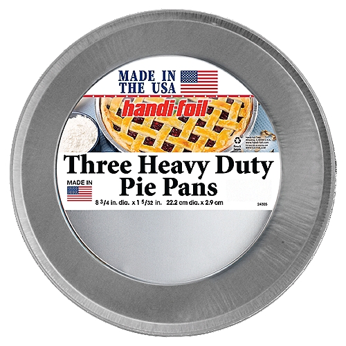 HANDI FOIL HEAVY DUTY PIE PANS 3CT