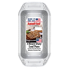 Handi-Foil Heavy Duty, Loaf Pans, 3 Each