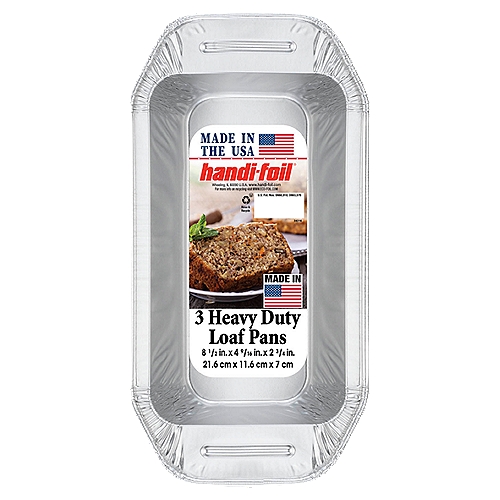 Handi-Foil Heavy Duty Loaf Pans, 3 count