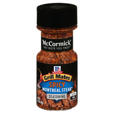 McCormick Grill Mates Spicy Montreal Steak Seasoning, 3.12 oz, 3.12 Ounce