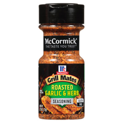 McCormick Grill Mates Roasted Garlic & Herb Seasoning, 2.75 oz