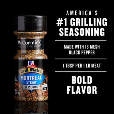 4 pack) McCormick Grill Mates Montreal Steak Seasoning, 3.4 oz