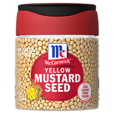 McCormick Mustard Seed - Yellow, 1.4 oz
