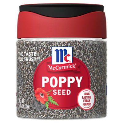 McCormick Poppy Seed, 1.25 oz, 1.25 Ounce