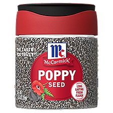 McCormick Poppy Seed, 1.25 oz, 1.25 Ounce