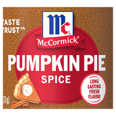 Mccormick Spice, Pumpkin Pie - 1.12 oz