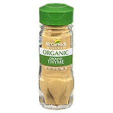 McCormick Gourmet Organic Ground Thyme, 1.25 oz, 1.25 Ounce