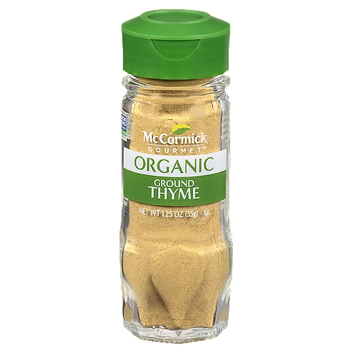 McCormick Gourmet Organic Ground Thyme, 1.25 oz
