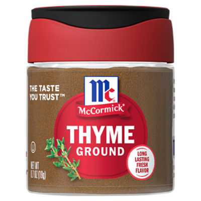 McCormick Ground Thyme, 0.7 oz, 0.7 Ounce