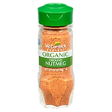 McCormick Gourmet Organic Ground, Nutmeg, 1.81 Ounce